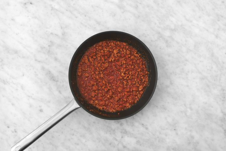 Make sloppy-joe filling