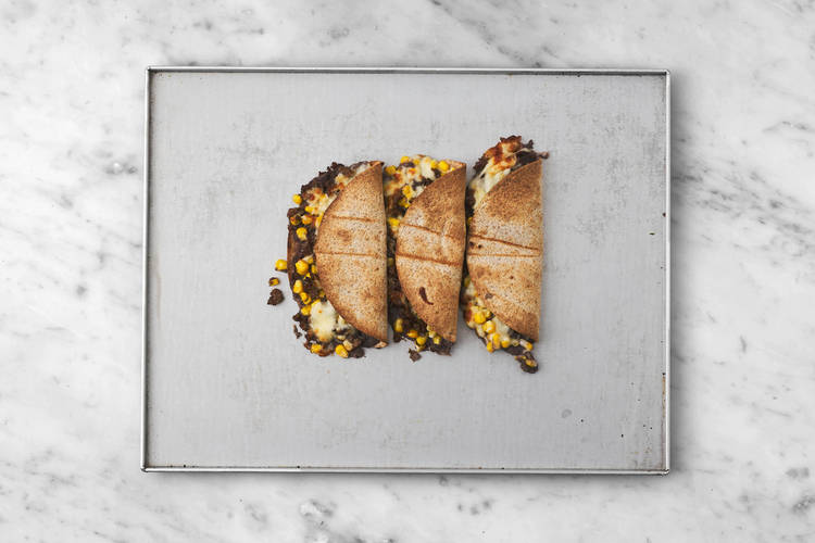 Bake the Quesadillas