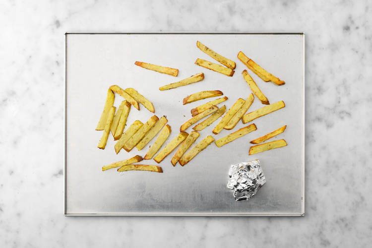 Cook the Chips and Garlic