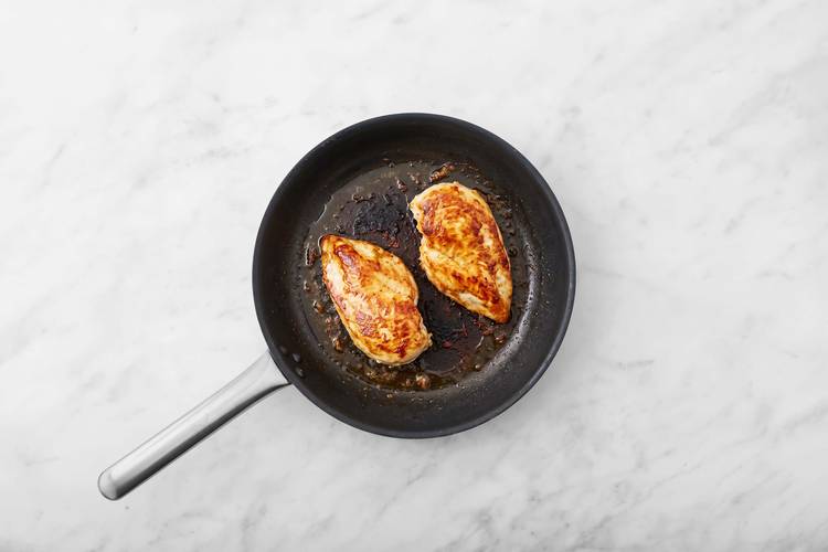 Cook chicken