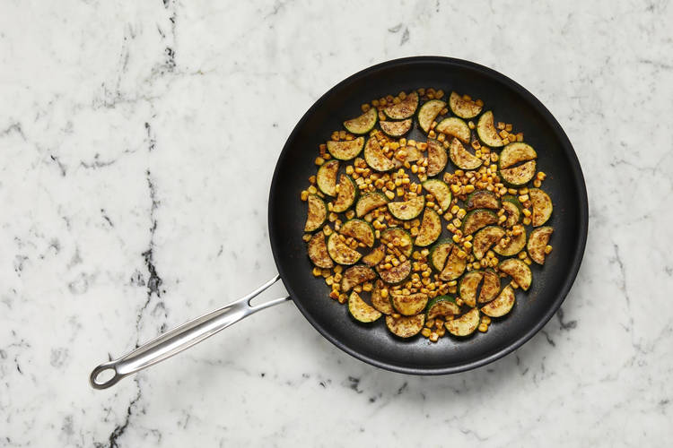 Cook veggies