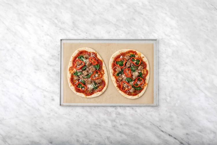 Assemble flatbreads