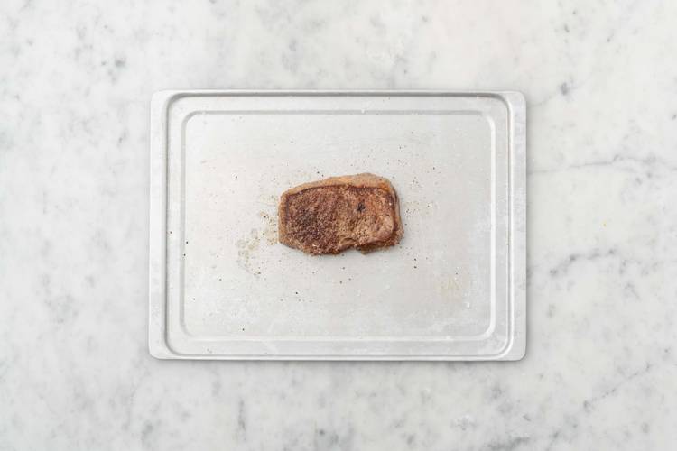 Prep and cook steak