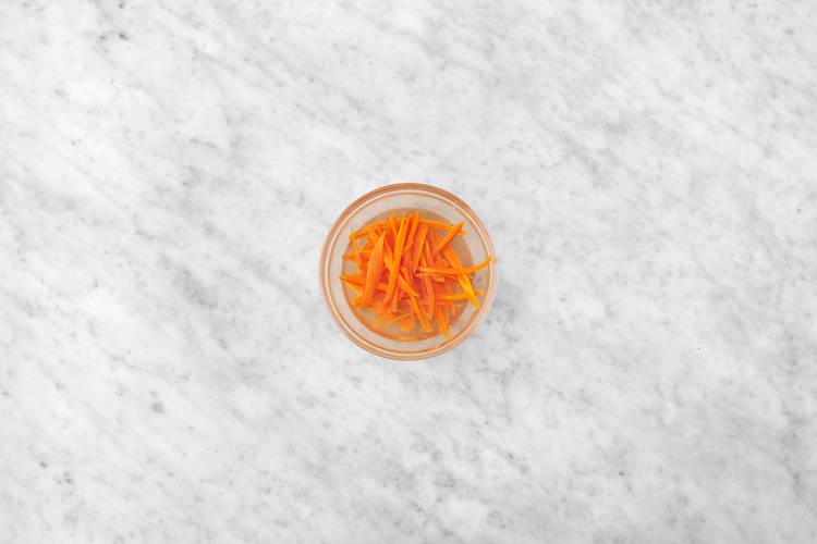 Pickle carrots and prep