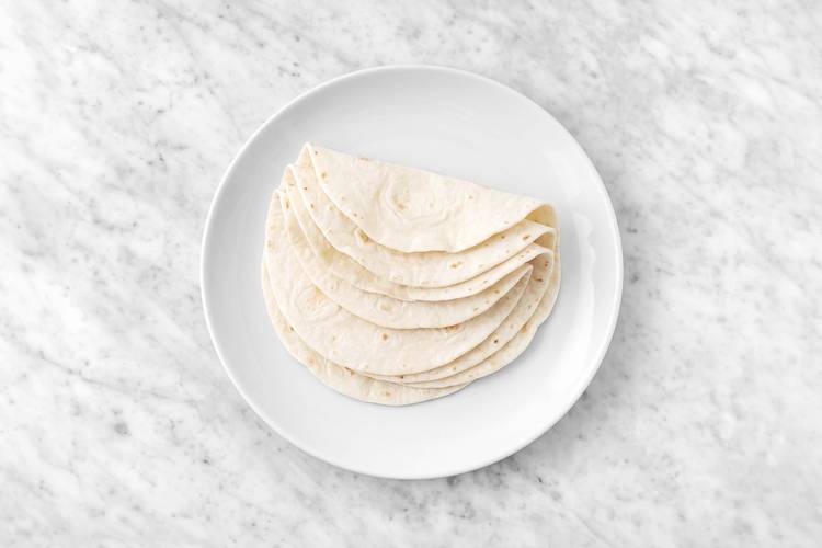 Réchauffer les tortillas (facultative)