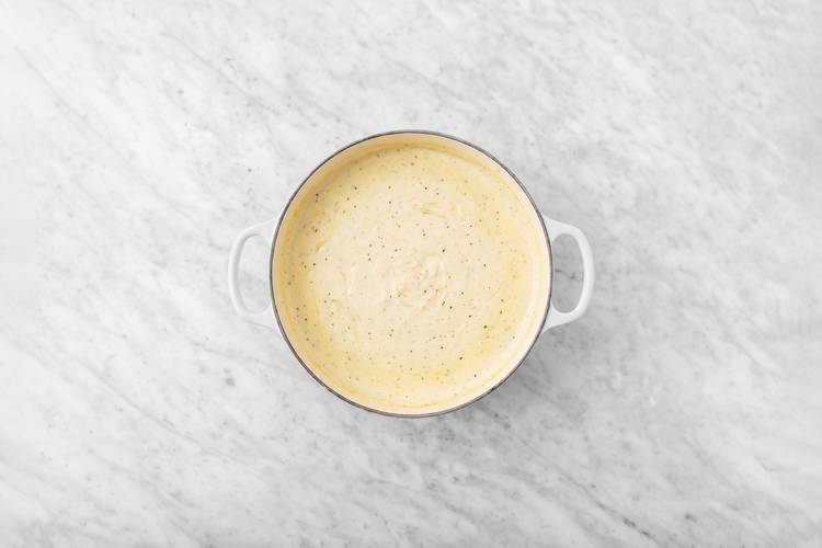 Prep and make cheese sauce