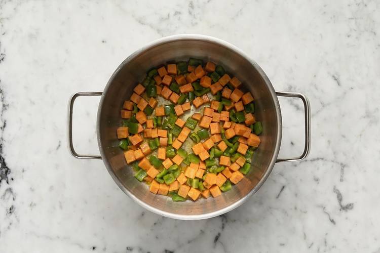 Cook veggies