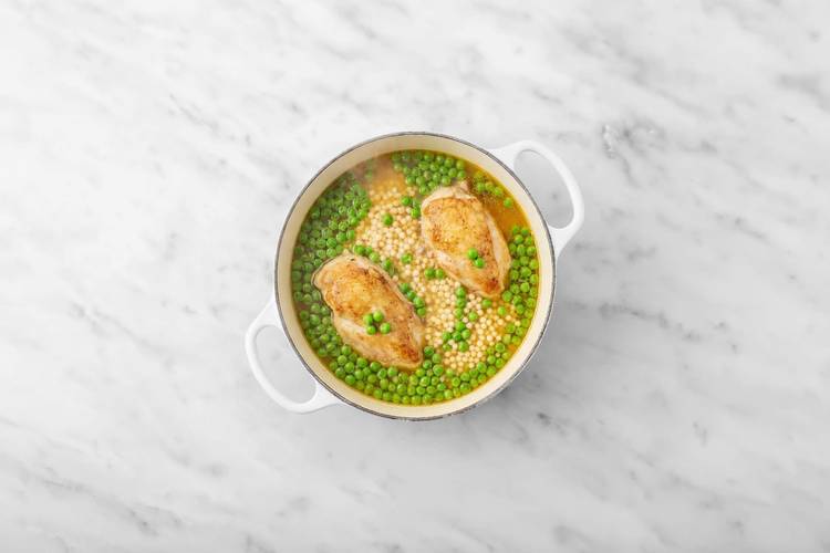 Finish chicken and soup