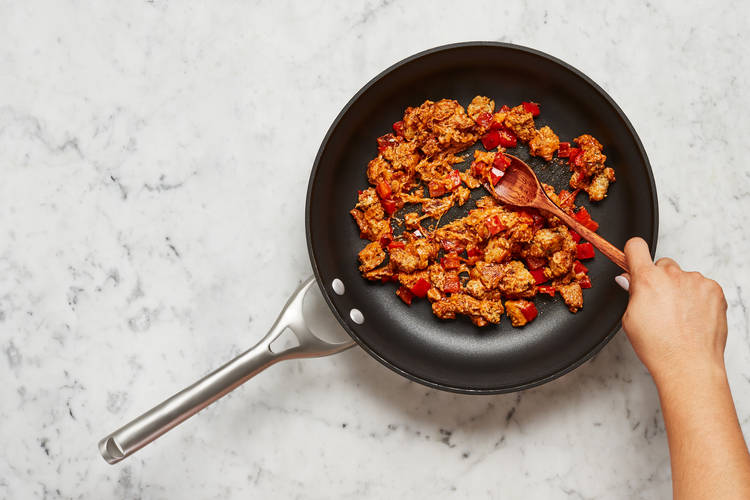 Cook Sausage Mixture