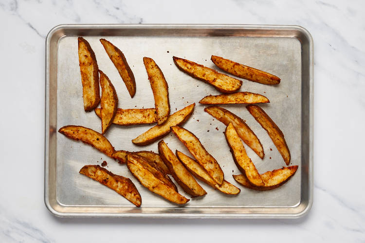 Roast Potatoes & Make Slaw