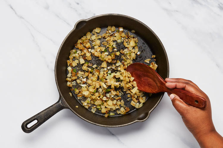 Cook Onion & Jalapeño