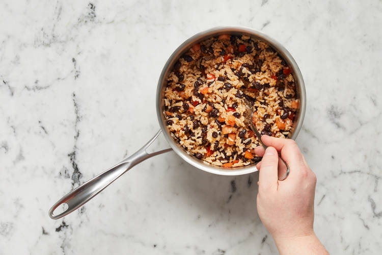 Finish Rice & Beans