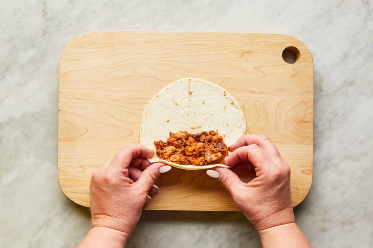 Assemble Enchiladas