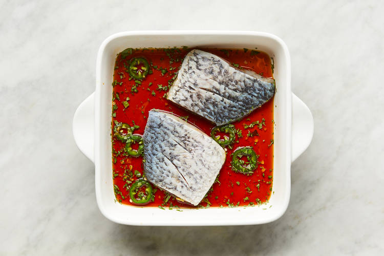 Start Prep & Marinate Fish