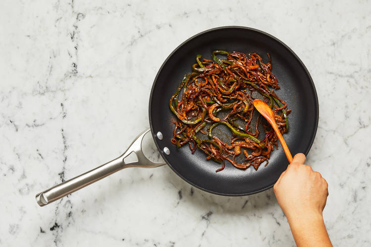 Cook Fajita Veggies