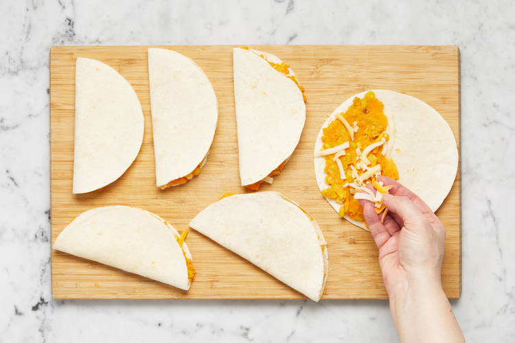 Assemble & Cook Quesadillas