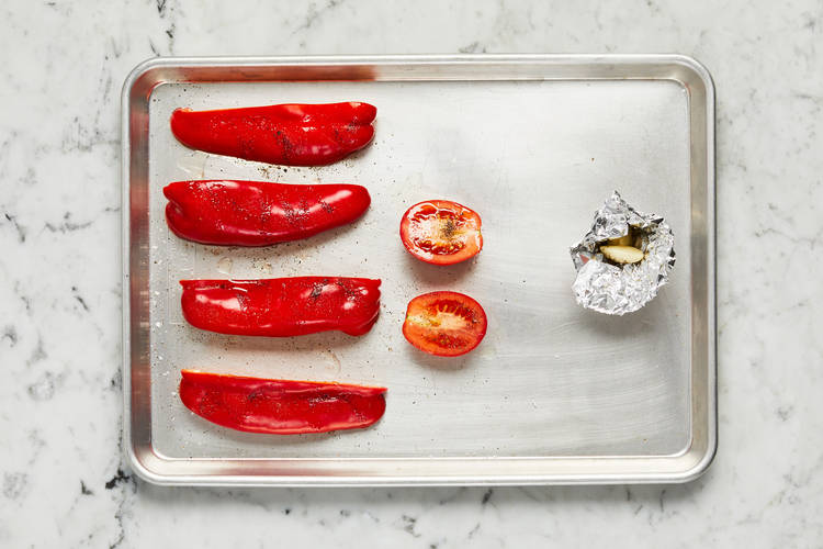 Start Romesco Veggies