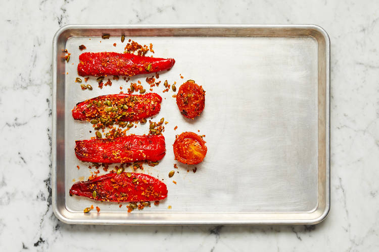 Finish Romesco Veggies