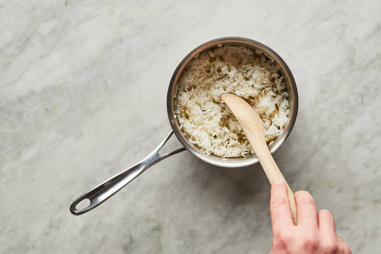 Make Crema & Finish Rice
