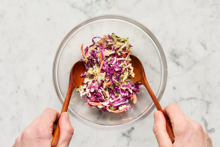 Make Sauce & Coleslaw