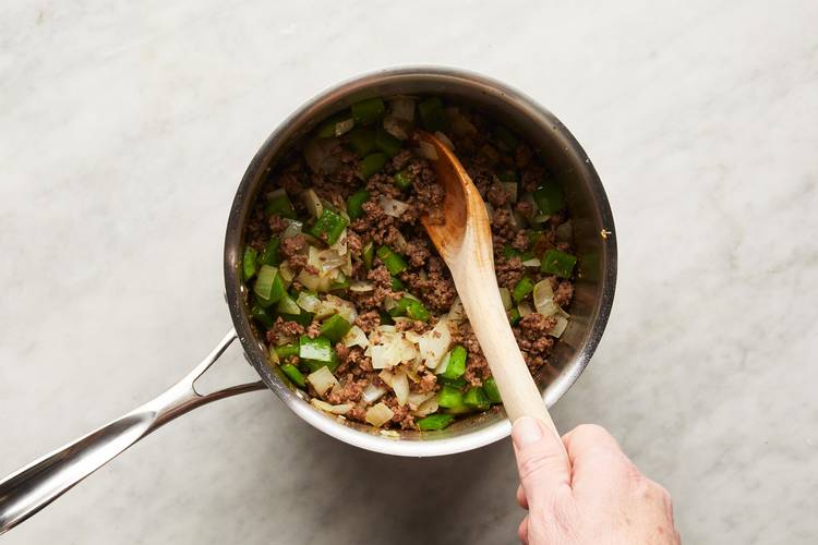 Cook Beef & Veggies