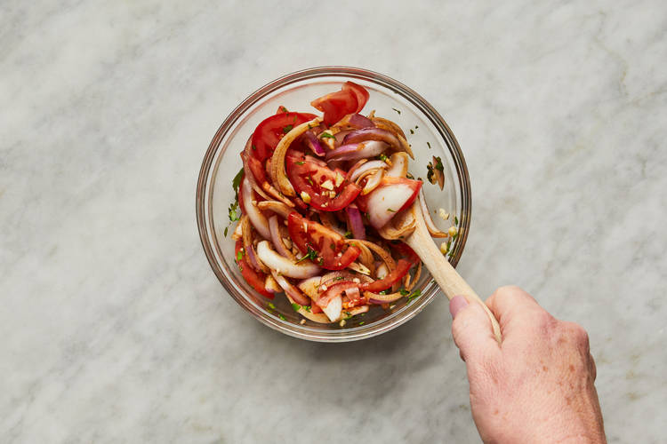 Pickle Onion & Tomato