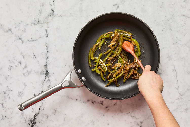 Cook Fajita Veggies