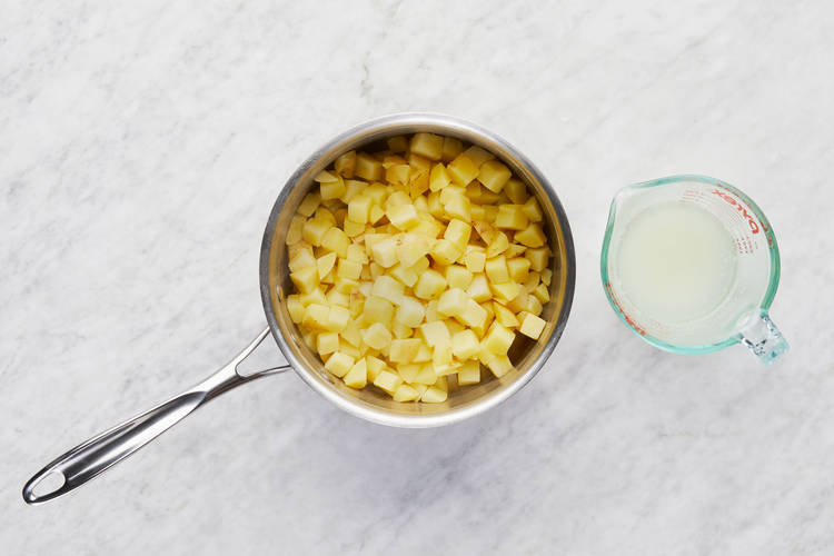 Finish Prep & Cook Potatoes