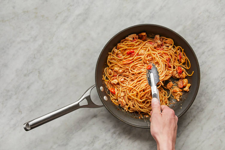 Toss Chicken & Pasta