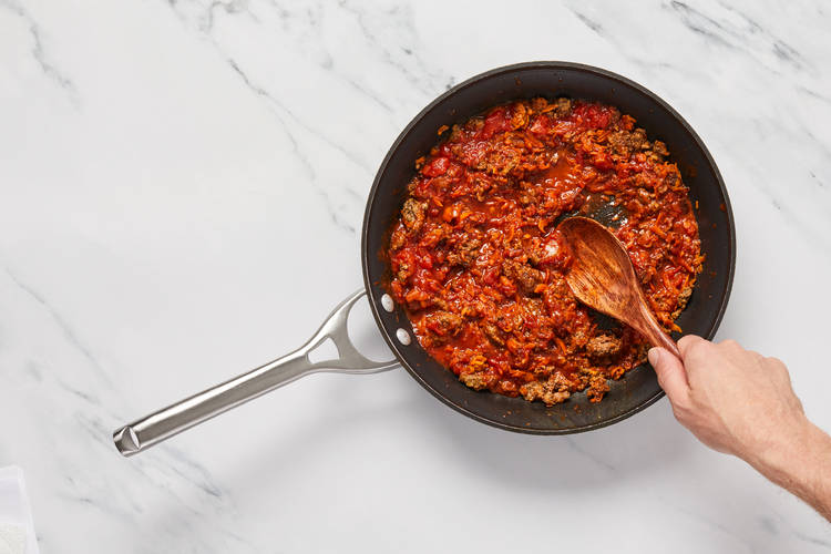 Finish Meat Sauce