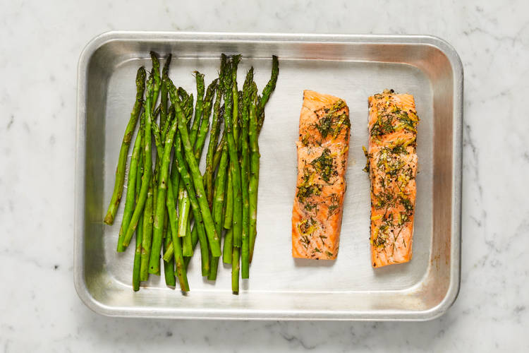 Roast Trout & Asparagus 