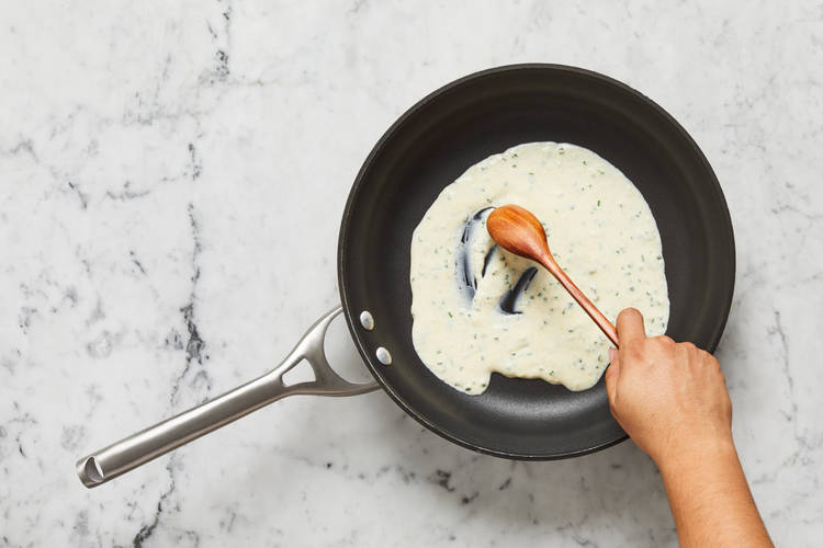 Make Creamy Chive Sauce