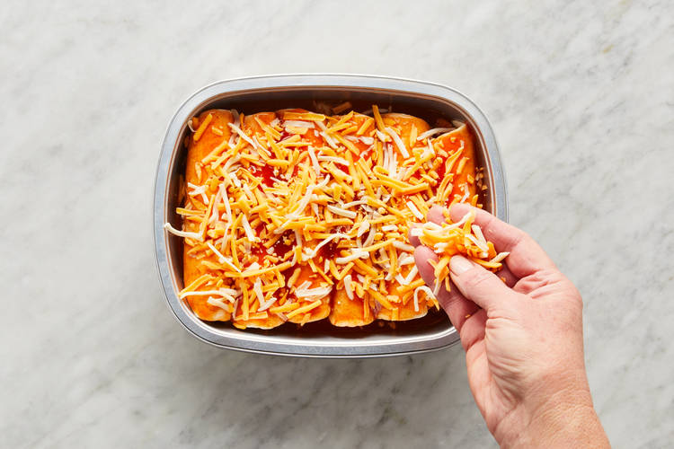 Assemble Enchiladas