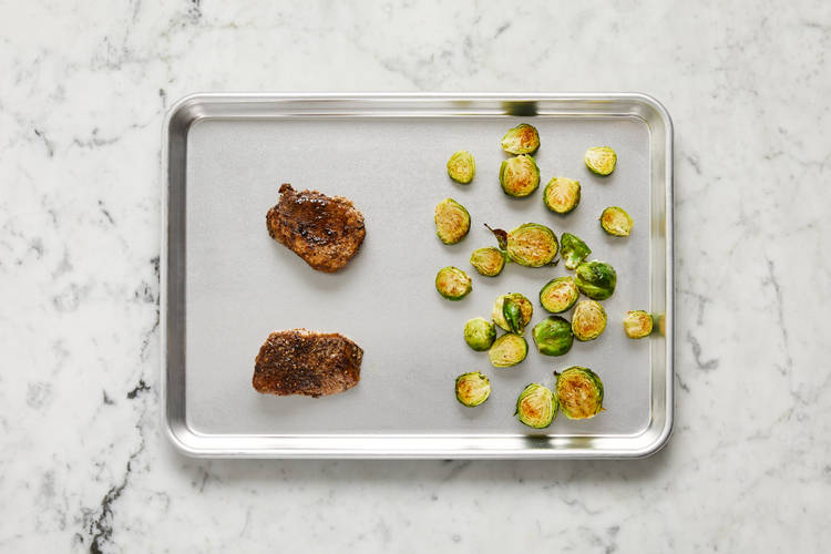 Roast Pork & Brussels Sprouts