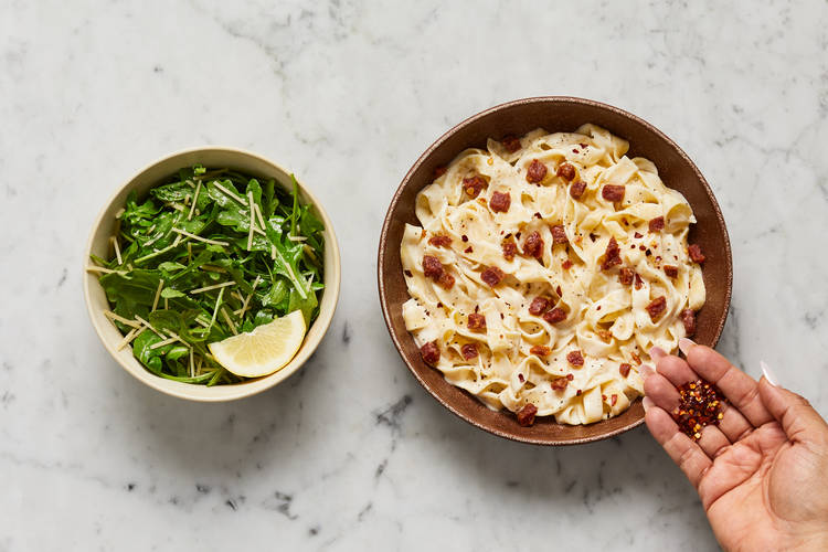 Make Salad & Serve