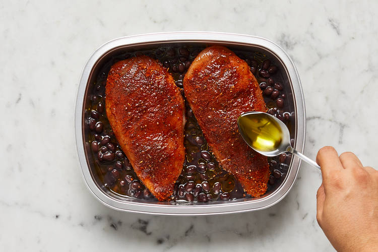 Prep Beans & Chicken