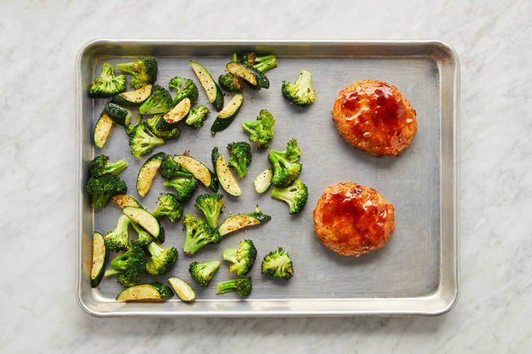 Roast Meatloaves & Veggies