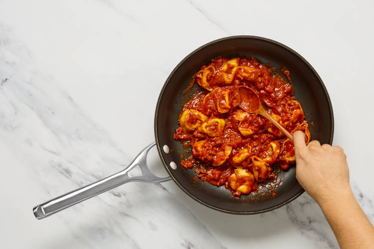 Warm Tortelloni & Sauce