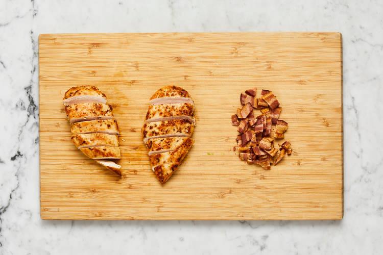 Cut Bacon & Chicken