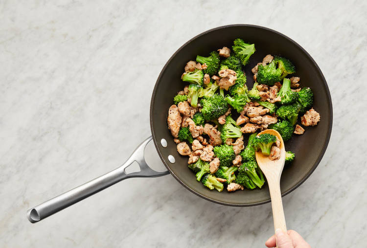 Cook Chicken & Broccoli