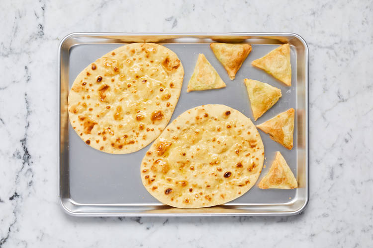 Warm Samosas & Naan