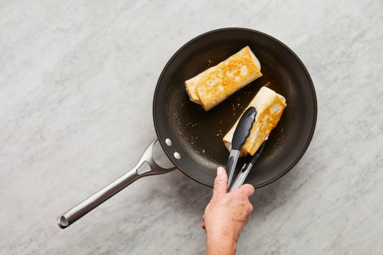 Sear Burritos