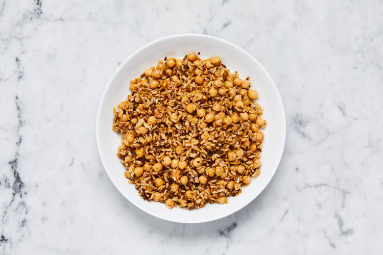Warm Chickpeas & Grains