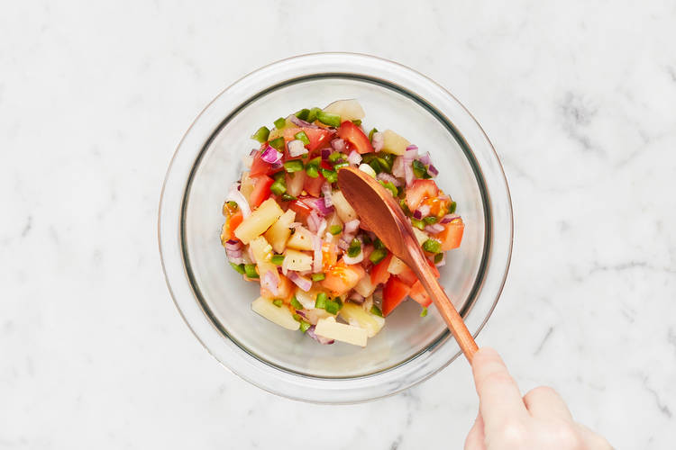 Make Salsa & Warm Tortillas
