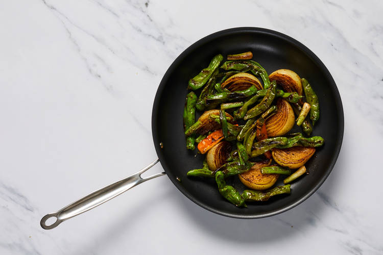 Cook Fajita Veggies