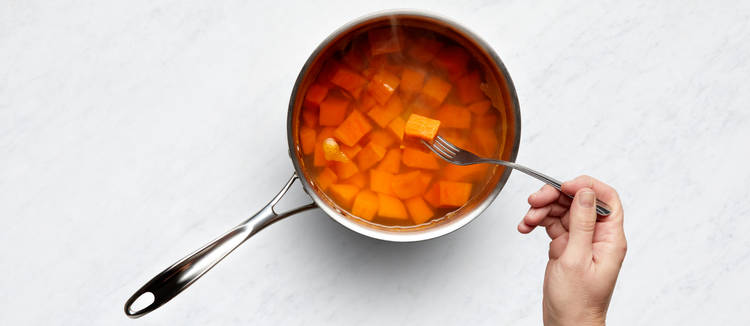 Start Prep & Cook Sweet Potatoes
