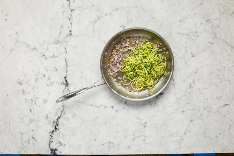 Cook Shallot & Zucchini