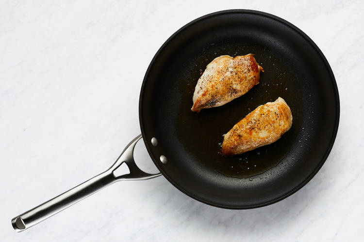 Mix Sauce & Cook Chicken