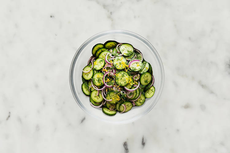 Finish Prep & Make Cucumber Salad