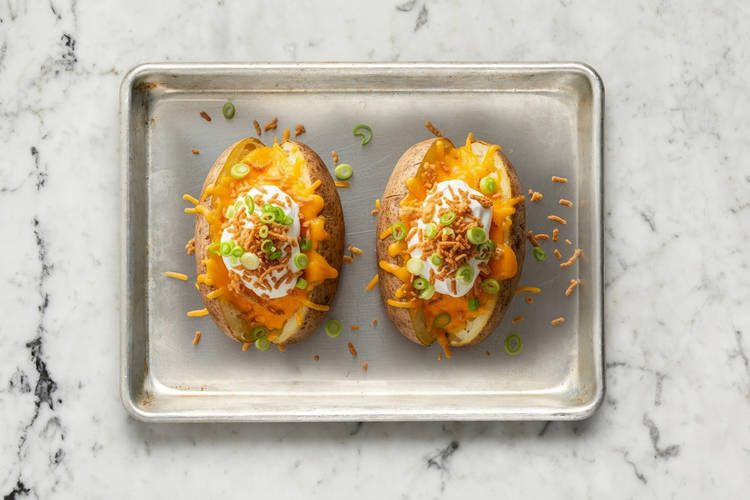 Assemble Baked Potatoes